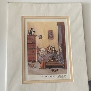 Frank Coble It’s time to get up signed print